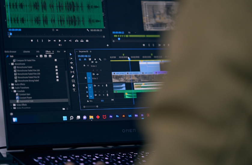 video editing studio